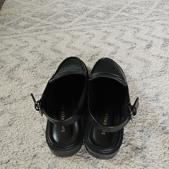 Sling back loafers, sz 8 - Picture 3 of 7